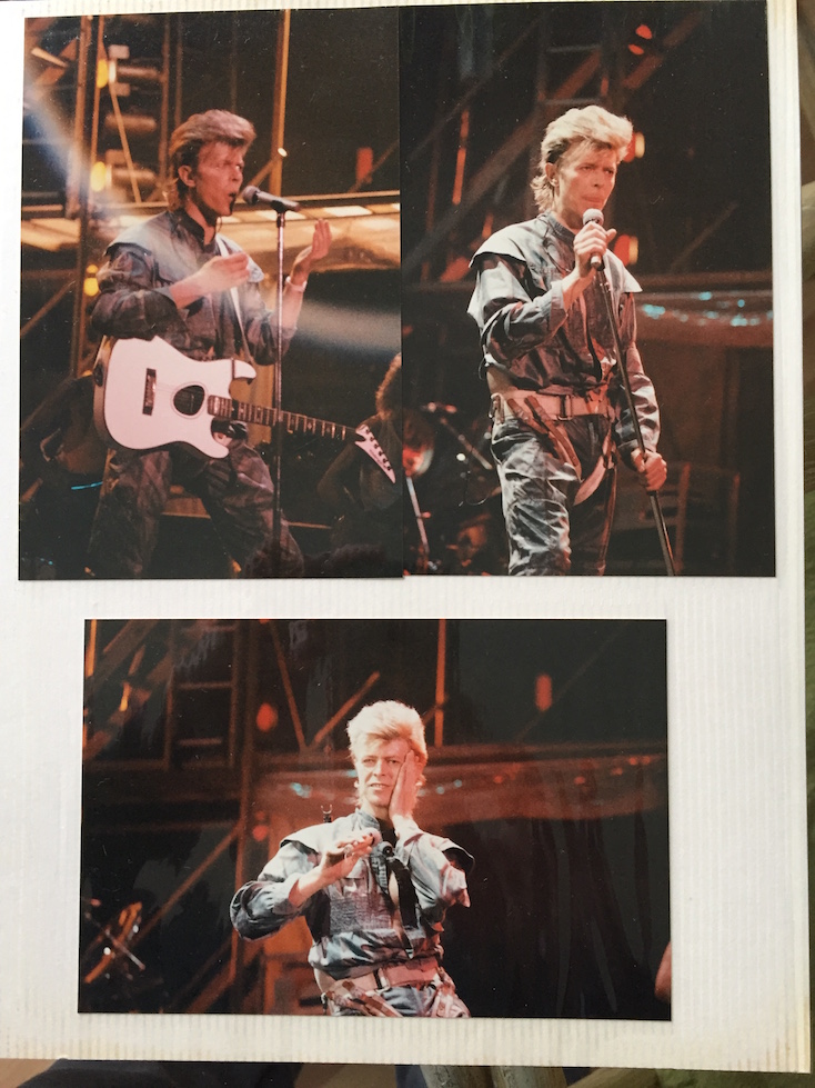 David Bowie Glass Spider Tour, Photo by Roberto R Hernandez