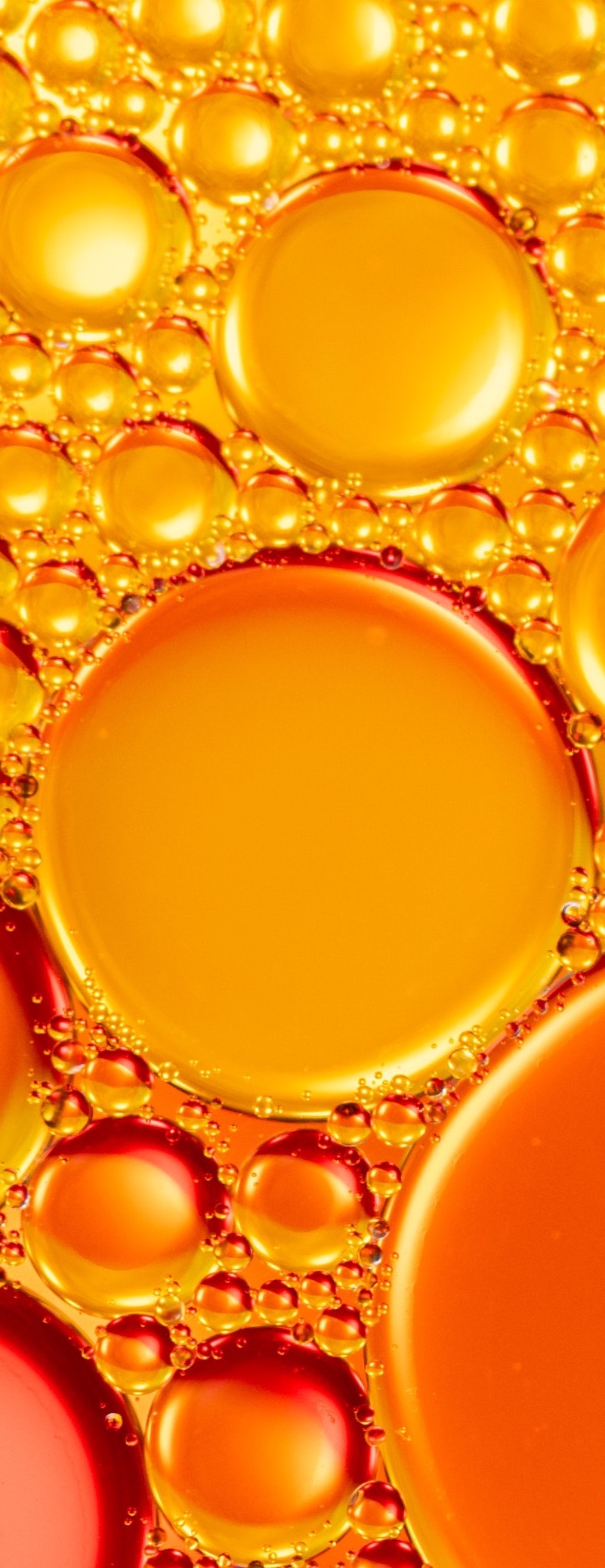 orange bubbles pattern